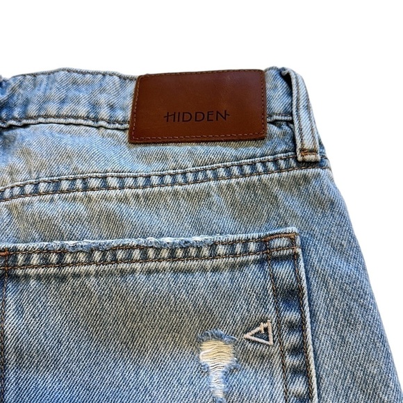 Hidden Alyx Light Wash Distressed Baggy Dad Jeans - Size 24 - Picture 8 of 16